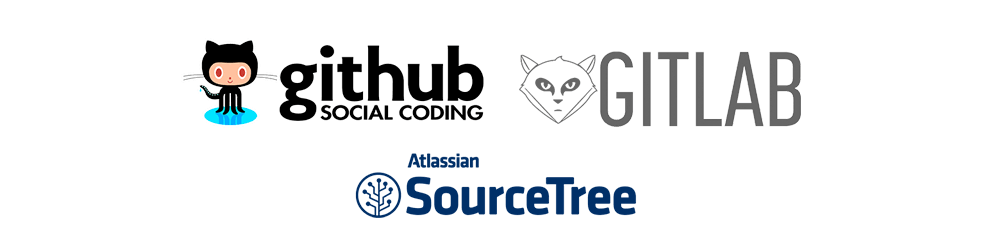 GitHub, GitLab, SourceTree